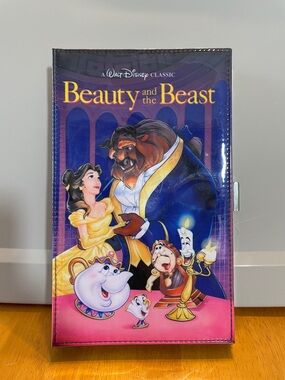 Oh My Disney VHS Clutch Beauty and the Beast NWT